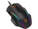Ergonomic Wired Gaming Mouse, 8 Programmable Buttons , 5 Levels Adjustable DPI up to 7200, Wired Computer Gaming Mice with 7 RGB Backlight Modes for PC, Laptop, MacBook