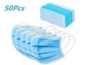 50Pcs/Pack Disposable 3-Ply Elastic Earloop Soft Breathable Face Mouth Personal Protection Care