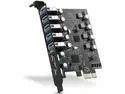 PCI-E to USB 3.0 7-Port(2X USB-C - 5X USB-A ) Expansion Card ,PCI Express USB Add in Card , Internal USB3 Hub Converter for Desktop PC Host Card Support Windows 10/8/7/XP and MAC OS 10.8.2 Above