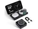 3 in 1 Charging Station for Apple Magsafe Charger Travel Accessories, Wireless Charger 3 in 1 for iPhone 16 15 Pro Max Magsafe Accessories Charger for Airpods iWatch iPhone 12-16