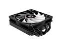ID-COOLING IS-40X Low Profile CPU Cooler for Intel/AMD 45mm Height AM4 CPU Cooler 4 Heatpipes CPU Air Cooler 15mm Thickness PWM Fan