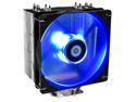 ID-COOLING SE-224-XT-B CPU Cooler AM4 CPU Cooler Blue LED 4 Heatpipes CPU Air Cooler 120mm PWM Fan Air Cooling for Intel/AMD