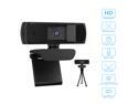 1080P Webcam With Privacy Shuttter Full HD Video Autofocus Webcam Computer Camera with Dual Microphones USB Plug and Play for Conference Study Video Calling Gaming Laptop/Desktop/Mac/TV