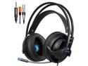 Headphones Sports over ear Noise Cancelling with Mic Stereo Headsets