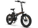 AOSTIRMOTOR A20 500W Folding Electric Bicycle for Adults , 20" * 4" Fat Tire, with 36V 13AH Removable Lithium Battery, Travel Up to 20 Miles, Max Speed Up to 25 MPH(Black)