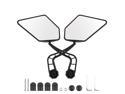 WEST BIKING Bike Rearview Mirror 360° Rearview Mirror Handlebar Rear View Mirror Mountain Bike Reflective Mirror