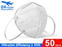 50 Pcs KN95 Dustproof Anti-fog And Breathable Face Masks 95% Filtration KN95 Mask Mouth Mask Anti Smog Strong Protective Mask
