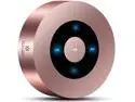 XLEADER SoundAngel (2 Gen) 5W Touch Bluetooth Speaker with Waterproof Case, 15h Music, Louder Crystal HD Sound, Premium Mini Portable Bluetooth Speaker for iPhone iPad Tablet Shower, Rose Gold