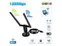 FirstPower 1200Mbps 5GHz USB 3.0 Wireless Adapter Long Range AC1200 Dual Band WiFi Adapter Antennas