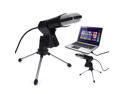 FirstPower Condenser USB Microphone Tripod Stand for Game Chat Studio Recording Laptop PC