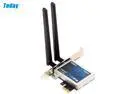 Teday TD-AX210 WiFi 6E PCI-E 3000Mbps Bluetooth 5.2 Wifi Adapter Intel AX210 Wi-fi Card Wireless PCI Express 802.11ax/ac 2.4Ghz/5Ghz/6Ghz MU-MIMO OFDMA for Windows 10 Linux