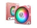 Vetroo Sakura Pink Frame 120mm ARGB LED Case Cooling Fan Computer PC Cooler High Airflow High-Performance Controller Free with 5V 3pin Motherboard Sync