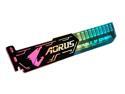 SA AORUS pattern Graphics card GPU support bracket Video card recessed bracket/rack bracket, 5V 4-pin RGB Streamer discoloration GPU Brace, for shell decoration 250mm