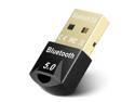 Bluetooth Adapter for PC, Hannord USB Mini Bluetooth 5.0 Dongle for Computer Desktop Wireless Transfer for Laptop Bluetooth Headphones Headset Speakers Keyboard Mouse Printer Windows 10/8.1/8/7