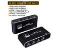 8K HDMI 2.1 KVM Switch 2 in 1 Out, HDMI-compatible 2 Port HD USB 3.0 KVM Switcher Box for Shared Monitor Keyboard And Mouse Printer PC, Support 8K @60Hz, 4K @120Hz, Hotkey, USB 3.0 Port