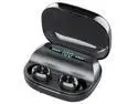 Wireless Earbuds, Bluetooth 5.0 Earphones with Charging Case, CVC 8.0 Noise Cancellation, Easy-Pairing, Built-in Microphones, IPX7 Waterproof Earbuds for Sports, Workout, Gym, Black