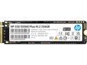HP EX900 Plus 256GB NVMe SSD - GEN 3.0 X 4 PCIe 8Gb/s 3D NAND M.2 Cache Internal Solid State Drive Up to 2000 MB/s - 35M32AA#ABA