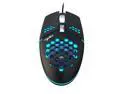 HXSJ J400 Wired Gaming Mouse 6 Buttons Ergonomic Mouse with Cooling Fan 6-level Adjustable DPI for Dsektop Laptop Black