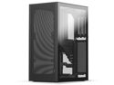 SSUPD Meshlicious Mini-ITX Small Form Factor (SFF) Case - One Tempered Glass Side Panel & One Mesh Side Panel with PCIe 3.0 Riser Cable - Black Color, Tool-Free and Easy Accessibility