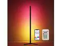 RGBICW Smart LED Corner Floor Lamp 41'' with Music Sync, App & Remote Control, Color-Changing Ambient Lighting for Living Rooms, Gaming, Home Office