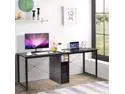 79 Inch 2-Person Desk Home Office Desk Large Double Workstation Desk Computer Desk Writing Table Gaming Desk with Storage