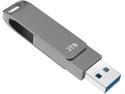 2TB USB 3.0 Flash Drive - Read Speeds up to 100MB/Sec Thumb Drive 2TB Memory Stick 2000GB Pen Drive 2TB Keychain Design LXL2T6