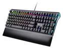 Z-EDGE UK108 108 Keys RGB Optical Mechanical Gaming Keyboard, with RGB Backlight and Palm Rest, Outemu Brown Switches