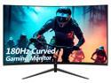 Z-EDGE 24" 1080P Full HD 180Hz 1ms Ultra Thin Frame Curved Gaming Monitor, FreeSync Compatible, HDMI, DP