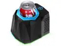 Iceberg Thermal IceFLOE Aurora Gaming RGB Can Cooler Compact Thermoelectric LED Drink Cooler for 12 Oz Cans
