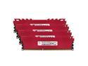 32GB (4 x 8GB) DDR3 1600 (PC3 12800) Red RAM Desktop Memory Model 240-Pin ZVVN 3U8H16C11ZVT0R04