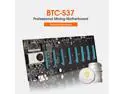 BTC-S37 Miner Motherboard CPU Set 8 Video Card Slot DDR3 Memory Integrated VGA Low Power Consumption Exquisite Better than x99