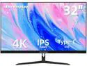 idea display Q32P 32" IPS 4K UHD Gaming Monitor, 3840x2160, 60Hz, OD 4ms, 1.07B, 100%sRGB, 1xHDMI, 1xDisplayport, 2x USB, Type-C, USB-B, Remote Control, Frameless, FreeSync, HDR, LED BackLit