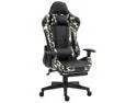 Labradores Home Office Gaming Chair Computer Desk Chair Ergonomic Backrest and Seat Height Adjustment Recliner Swivel Rocker with Headrest and Lumbar Pillow(Black/Green)