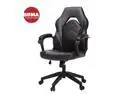 Gaming Chair, Racing Style Computer Desk Chair Padded Armrests Ergonomic Lumbar Support Adjustable Height,Grey