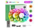 Minthouz 2PCS 16.4FT Christmas Led Strip Lights, Ultra Long RGB 5050 Color Changing LED Light Strips Kit with 44 Keys Ir Remote Led Lights for Bedroom, Kitchen, Home Decoration Xmas Gifts