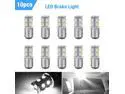 10pcs 1157 BAY 15D SMD LED Bulb Stoplight Waterproof Signal Warning Lamp Replaceable Parking Light Car Lighting