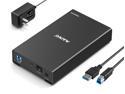 MAIWO External Hard Drive Enclosure for 2.5 3.5 inch HDD/SSD USB 3.0 to SATA Aluminium Hard Drive Docking Station Up to 16 TB with 12V Power Adapter