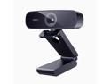 AUKEY Webcam 1080p Full HD, Live Streaming Camera with Noise Reduction Microphone, Desktop or Laptop USB Webcam for Widescreen Video Calling and Recording Black