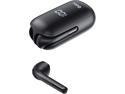 ODEC Wireless Earbuds Bluetooth 5.0 LED Display Touch Control Stereo Earphones In-ear Design Waterproof Headphones with Built-in Mic Headset Portable USB-C Fast Charging Case for Phones Black OD-E1