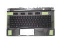 thumbnail image 2 of 00P3H1 Palmrest Upper Case With US RGB Keyboard For Dell Alienware M15 R5 & R6 - Black, 9.5/10 Condition 2 of 6