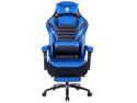 Killabee Big and Tall 400lb Massage Memory Foam Gaming Chair - Adjustable Tilt, Back Angle and Flip-Up Arms,High-Back Leather Racing Executive Computer Desk Office Chair, Metal Base