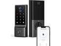 eufy Security Smart Lock C220, Fingerprint Keyless Entry Door Lock, Built-in Wi-Fi, App Remote Control, Front Door Smart Lock Deadbolt, 8Months Battery, Reliable Power, IP53 Waterproof (Renewed)