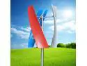 Wind Turbine Generator, 24V 400W Vertical Wind Turbine Wind Generator Windmill+Controller Maglev,for Home/Camping