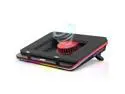 IETS GT500 Powerful Turbo-Fan (5000 RPM) RGB Laptop Cooling Pad with Infinitely Variable Speed,Seal Foam for Rapid Cooling Gaming Laptop,13-17.3inch Laptop Cooler with 3-Port USB Hub