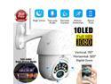 Wireless Outdoor Security Camera, 1080P HD 360 Degree Rotation WiFi Security Camera Wireless for Home Surveillance System with Color Night Vision, PIR and Radar Dual Detection, 2-Way Audio