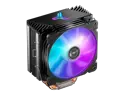 JONSBO CR1000 PRO CPU Cooler , Air Cooler RGB H158mm, 6 Copper Heat Pipe Insert Aluminum Fin for AM4/AM5 /Intel LGA115X, 120mm PWM RGB Fan with Detachable Blade, Top Cover RGB, Black