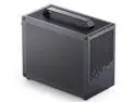 JONSPLUS Z20 Mesh BLACK Micro-ATX Computer Case,with Detachable Carrying handle , Mini Size, High-performance Hardware Compatible, Support 240AIO, H160mm Cooler, Mesh Sides Panel,Black