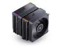 JONSBO HX-6280 Black, FDB Bearing High-Performance CPU Cooler ,Dual-Tower Dual-Fan, 6 Heatpipes Radiator, D-TDP280W Heatsink,High-precision CNC Bottom Black