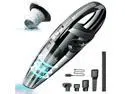 Handheld Vacuums Cordless Powered Battery Rechargeable Quick Charge Tech, Small and Portable Waterwashable Filter with Powerful Cyclonic Suction vacuums Cleaner for Home Office and Car Cleaning
