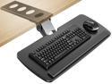 ERGEAR Keyboard Tray Under Desk,360 Adjustable Ergonomic Sliding Keyboard & Mouse Tray, 25" W x 9.8" D, Black